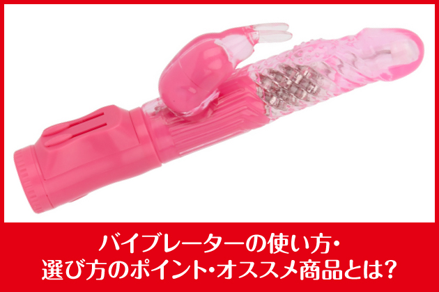 �o�C�u���[�^�[�̎g�����E�I�ѕ��̃|�C���g�E�I�X�X�����i�Ƃ́H